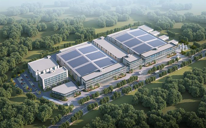 云和首條晶圓產(chǎn)線主廠房封頂，百億級“芯”引擎全面加速！